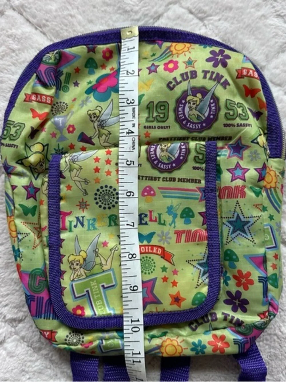 Disneyland Resort | Vintage Green Tinkerbell Mini Backpack